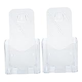 Mobestech 2 piezas Soporte Acrílico para Folletos Resistente y...