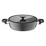 berndes schmorpfanne mit deckel signocast 28 cm Die schwarze Antihaftversiegelung ist 100% PFOA-frei und eignet sich für fettarmes und schonendes Braten sowie eine leichte Reinigung. Mit der Außenversiegelung lässt sie sich auch außen einfach reinigen!