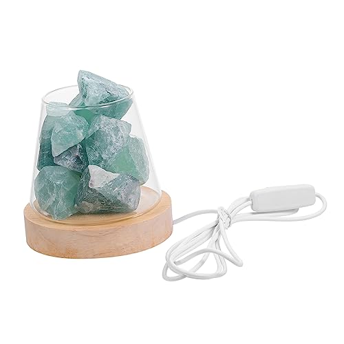 MUSISALY Lampada Profumata Pietra di Cristallo Lampada Aromatica Casa Scalda Oli Essenziali