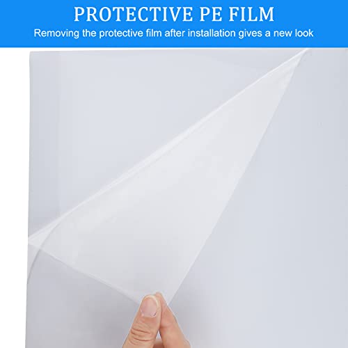 Crtiin 4 Pack Magnetic Whiteboard Contact Paper 39 X 18 Inch Magnetic Self Adhesive Dry Erase Sticker For Wall Erasable Soft White Board Wall Paper For Home Office Classroom Homeschool Kids #TOP2