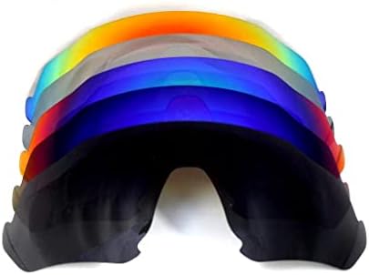 Galaxy Replacement Lenses For Oakley Flight Jacket Sunglasses 5 Color Polarized image 4