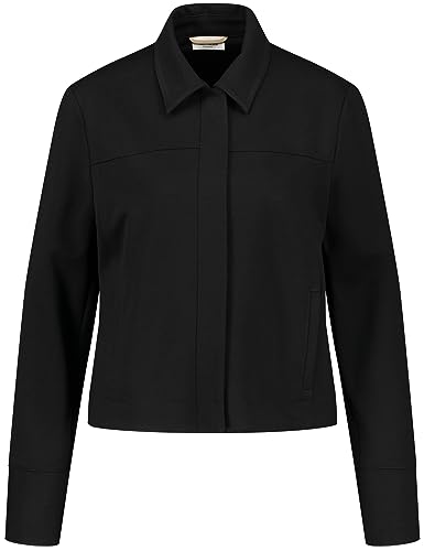Carré sulla spalla attaccato Gerry Weber 935023-31218 Blazer, Nero, 48 Donna