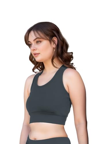 Image of Sports Bra for Women | Non-Padded High Support Gym, Yoga & Running Bra | Seamless Sweat-Wicking Polyester Workout Bra