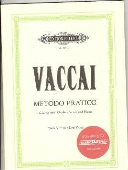 Vaccai: Metodo Pratico (Practical Method) for Low Voice & Piano - Book/CD