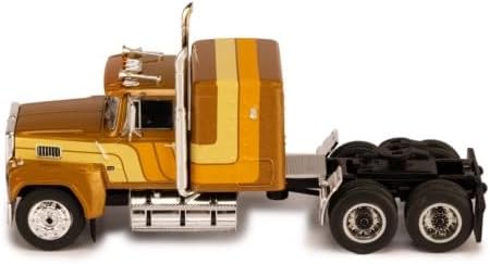 1978 LTL 9000 Truck Tractor Brown with Stripes 1/64 Diecast Model by IXO Models 64TR011B