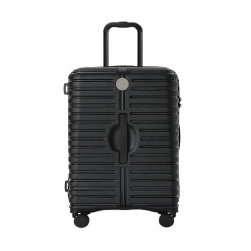 Suitcase Password Suitcase Women's Universal Wheel Trolley Case Men's Thickened Student Checked Luggage 29 Inches Luggage(Black,20)