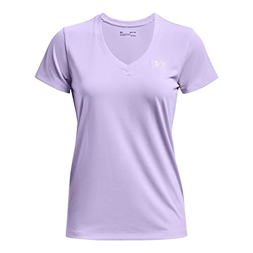 Image of Under Armour Womens Tech V-Neck Short-Sleeve T-Shirt