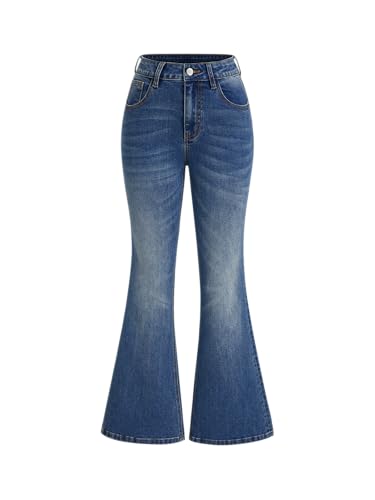 CIDER Jeans for Women Trendy High Waist Flared Leggings High Stretch Denim Pants Pocket Slim Fit Trousers