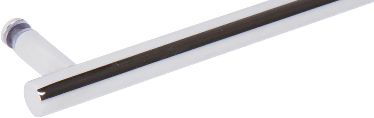 Rockwell Security 24 Ladder Type Single Side Towel Bar in Chrome Finish for Glass Shower Doors