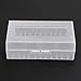 DEWIN Battery Storage Box - Battery Organizer, 2PCS 220700/21700 White and Waterproof Battery Organizer Storage Case