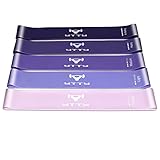 YTTY Resistance Loop Exercise Bands Set of 5 with Carry Bag Light, Medium, Heavy Lower Body Loop...