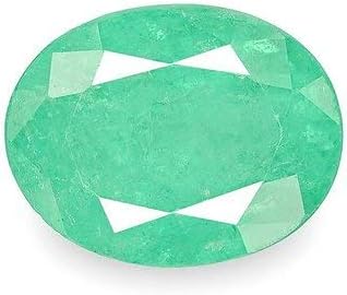 JAGDAMBA GEMS コロンビアエメラルドストーン 7.25ラッティ/6.52カラット 非加熱ラボ認定ルースプレシャスパナジェ