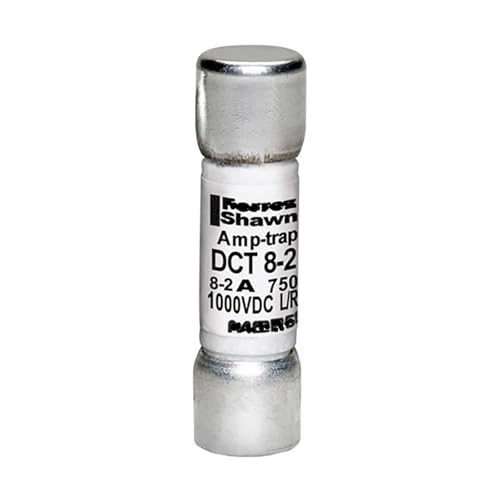 Fusible DCT10 10A calibre précis 750VDC boîtier robuste Dct2-2 - 2