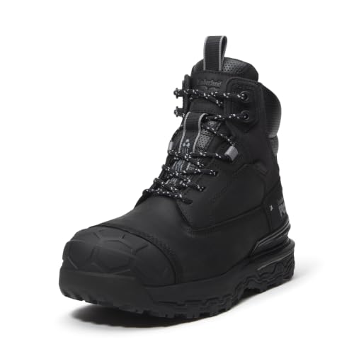 Image of Timberland PRO Men's 6 Grey /Black Boondock Comp Toe WP SR Boot