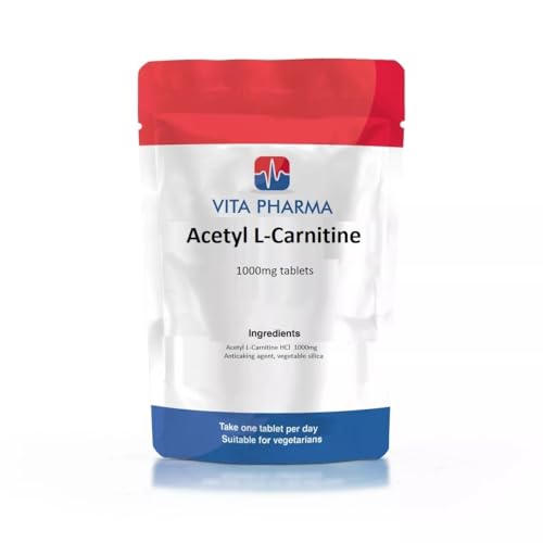 VITA PHARMA Acetyl L-Carnitine 1000mg 30 Tablets