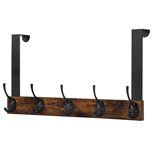 YINMIT Over The Door Hooks, Wooden Door Hanger, Door Hanger Hook, Over The Door Towel Rack, Door Coat Hanger, Door Coat Rack, Door Hooks for Hanging Towels, Clothes, Hats