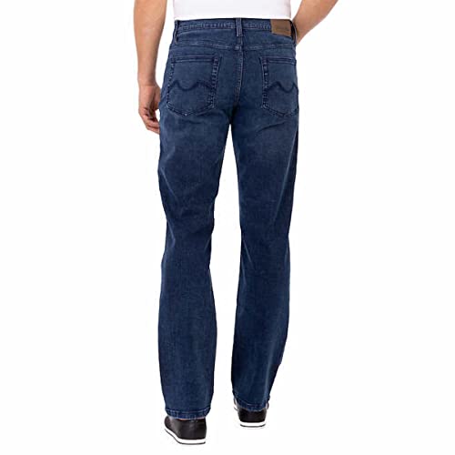 Men's Stretch Relaxed Fit Straight Leg 5 Pocket Jean2