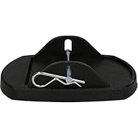 cartrend Stützplatten mit Metallbolzen, geeignet für alle gängigen Wohnwagen-Modelle, Camping-Zubehör, 4 Stück (LxWxH): 180 mm * 140 mm * 45 mm