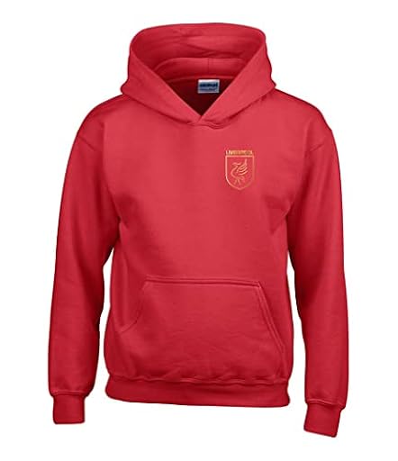 Cyclops Print Liverpool Football Liverbird - Sudadera con capucha para hombre, color rojo, rosso, M | Ya disponible en tu tienda friki favorita! En mundofriki.es!
