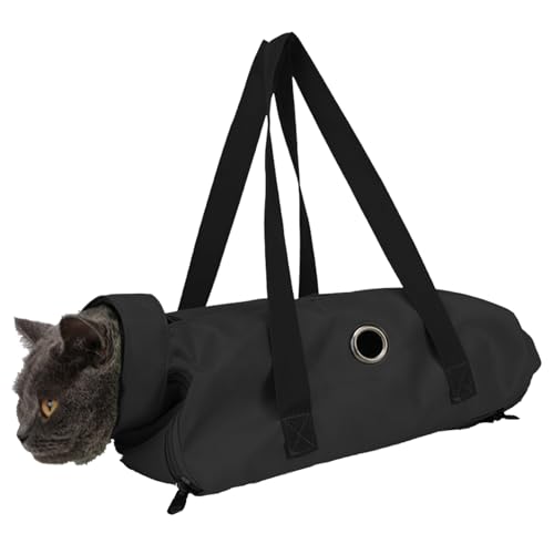 Bolsa de Transporte para Gatos – Bolsa de Viaje Multiusos para Gatos, espaciosa Bolsa ergonómica portátil para Viajes al Aire Libre, Senderismo, Transporte, Aseo, visitas al Veterinario