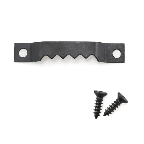 Image of 100PCS 39mm Black Small Serrated Picture Hooks Steel Easel with Screws Decoration Hardware Accessories for Hanging Artworks and Digital Paintings