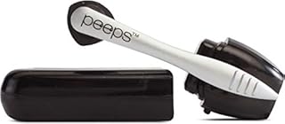 CarbonKlean Peeps Eyeglass Lens Cleaner - Efficient and Durable Carbon Microfiber Technology - Exclusively Used by NASA - 500 Uses (Injected Black)