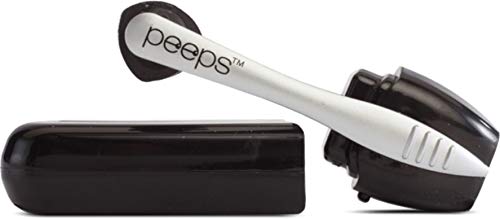 CarbonKlean Peeps Eyeglass Lens Cleaner - Efficient and Durable Carbon Microfiber Technology - Exclusively Used by NASA - 500 Uses (Injected Black)