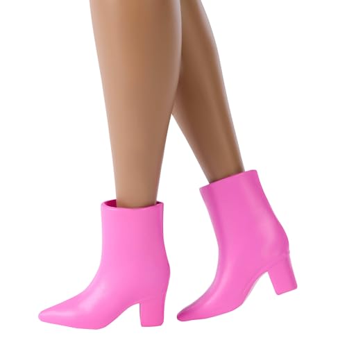 Barbie Deluxe Style Puppe im #10 Pink Jeanskleid – Ansicht 4