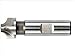 Dormer C7004.0 Shank Corner Rounding Cutter, Bright Coating, Cobalt High Speed Steel, 15 mm Head Diameter, 60 mm Full Length
