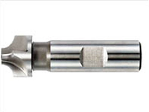 Dormer C70010.0 Shank Corner Rounding Cutter, R 10 mm, Bright Coating, Cobalt High Speed Steel, 28 mm Head Diameter, 85 mm Full Length