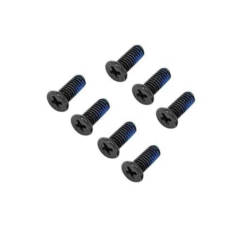 HSSDTECH Lower Bottom Base Cover Case Screws Replacement for DELL inspiron 5583 P86F001 5584 P85F001 Bottom Case Screws Black(Anti-Breakout Screws not Included)