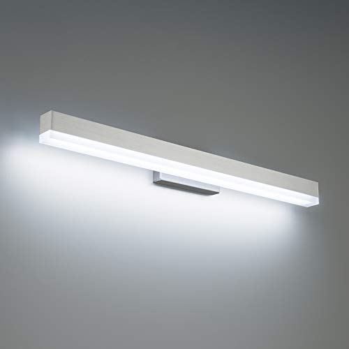 Image of WAC Lighting dweLED, Styx 25in LED Bathroom Vanity or Wall Light 3-CCT 2700K-3000K-3500K Set to 3000K in Brushed Aluminum
