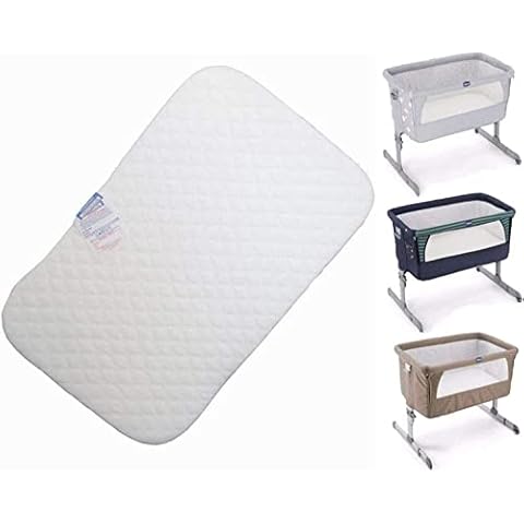 Next to Me Chicco Crib Mattress Compatible Bedside Toddler Deluxe Crib Next to Me - Comfortable & Fitted Infant Mattress - Breathable & Washable (83 x 50 x 7.5 CM) Cover