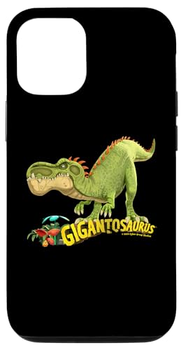 Coque iPhone 12 Gigantosaurus au design coloré et amusant avec grand dinosaure