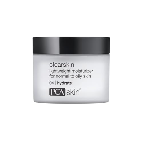 PCA SKIN Clearskin Lightweight Face Moisturizer for Oily Skin, Daily Hydrating Facial Moisturizer for Oily, Acne-Prone, and Sensitive Skin, Quick Absorbing, Reduces Discolorations, 1.7 oz Jar