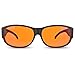 Spectra479 - Fit Over 99.9% Blue Light Blocking Glasses for Sleep - Amber Nighttime Eyewear - Turn your Prescription & Reading Glasses Into World-Class Blue Blockers