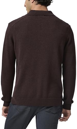 PAIGE Men's Finsbury Quarter Button Up Sweater Polo4