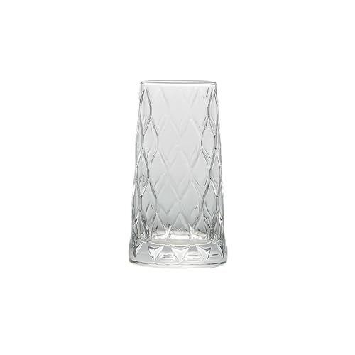 Copa de vidrio grabada con varias hojas, copa de vino para postre para el hogar, diamante alto A