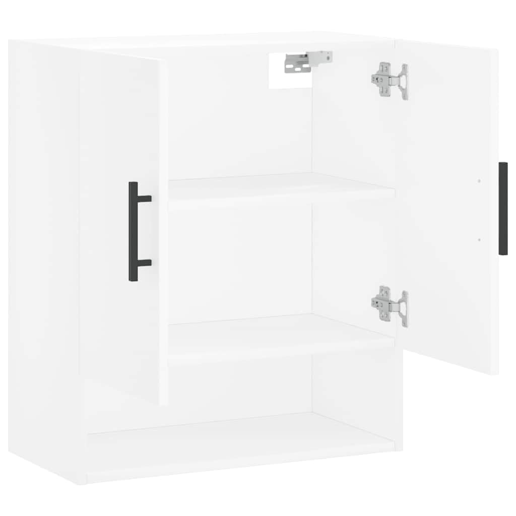 Armadietto a Muro Bianco 60x31x70 cm Legno Multistrato