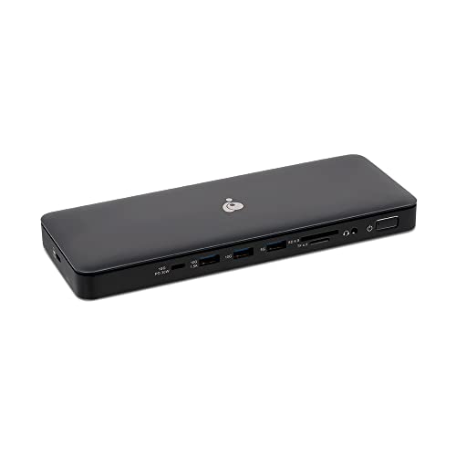 IOGEAR Dock Pro Thunderbolt 4 USB4 Docking Station – Triple 4K or Single 8K Display, 40Gbps, 96W Charging, 2.5Gb Ethernet (GUD4C8K3)