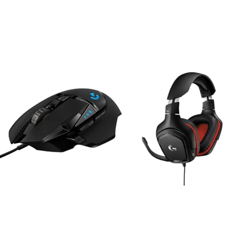 Image of Logitech G502 Hero High Performance Wired Gaming Mouse, Hero 25K Sensor, 25,600 DPI, RGB, Adjustable