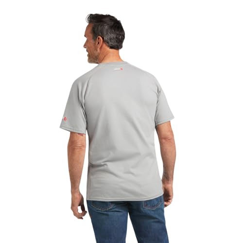 Image of ARIAT Men's Big and Tall Flame Resistant Work Crew T-Shirt