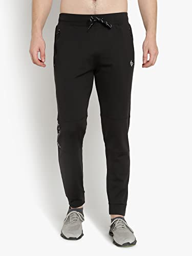 Image of John Ally Jogger Trackpant for Men with Two Zipper Pockets and Premium Fabric. Sweat Wicking, Stretchable for Gym, Yoga, Training, Sports, Running and Casual wear.