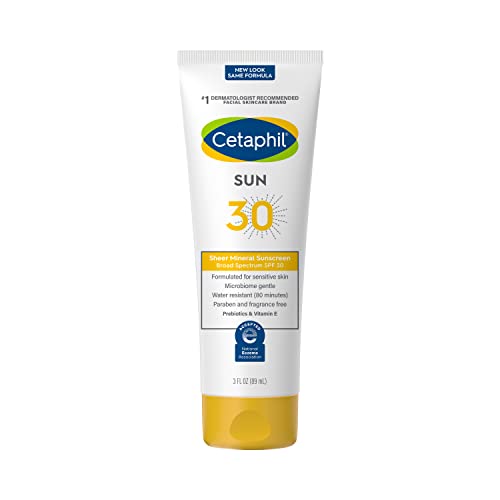 CETAPHIL Sheer Mineral Sunscreen Lotion for Face & Body 3 fl oz 100