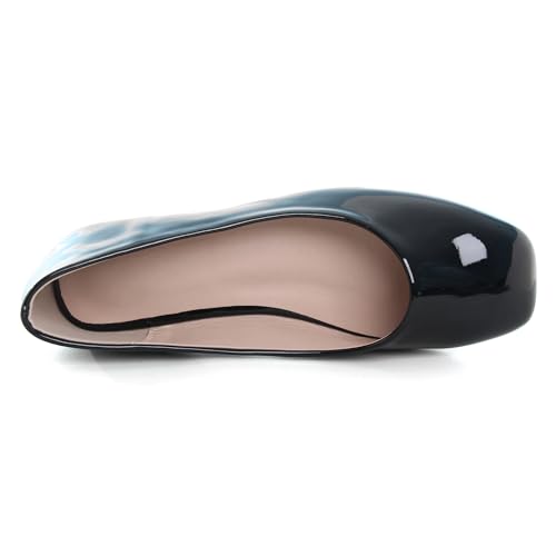 Image of Dear Time Women's Casual Foldable Ballet Flats Square Toe Ballerina Flats Shoes Comfortable