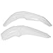 ALMULOO Motorcycle Plastic Kit Compatible with 2002-2020 Yamaha YZ125 YZ250 Plastic White & Black 8Pcs