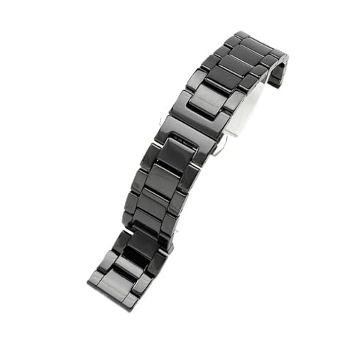 Bracelet de montre en céramique haut de gamme avec boucle en acier inoxydable