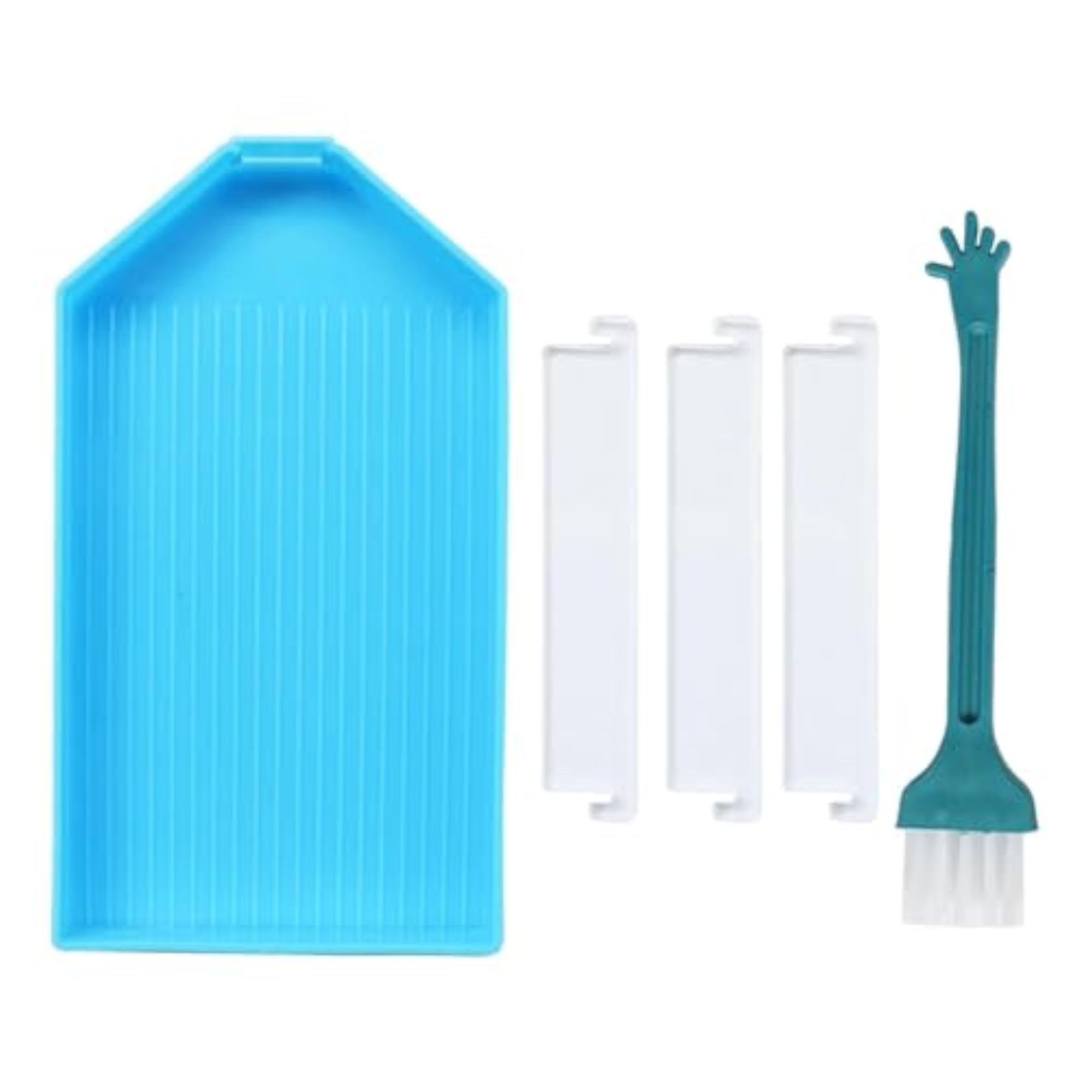 Diamond Craft Tray Kits Organizer with Dividers Blue