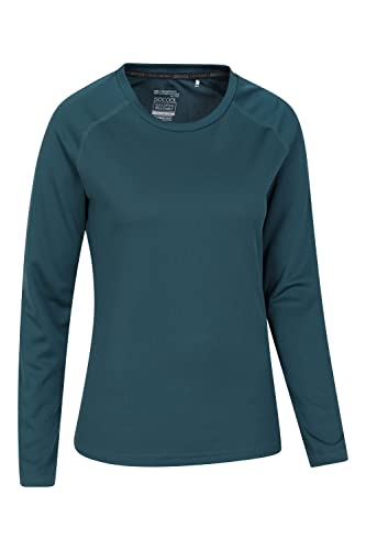 Mountain Warehouse Endurance Womens Top - Lightweight Ladies Top, Long Sleeve Tee, Quick Drying Tshirt, UV Protection Tee Shirt - for Spring Summer Travel