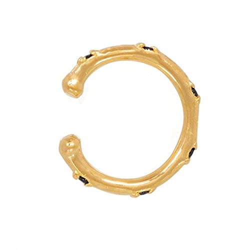 Orecchini con Polsino per l'orecchio per Donna, con zirconi cubici, con Clip sull'orecchino, Senza Orecchini penetranti